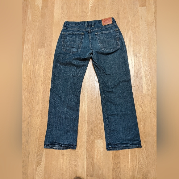 Lucky brand jeans vintage straight 32 x 29 dark blue denim stretch - Picture 2 of 6